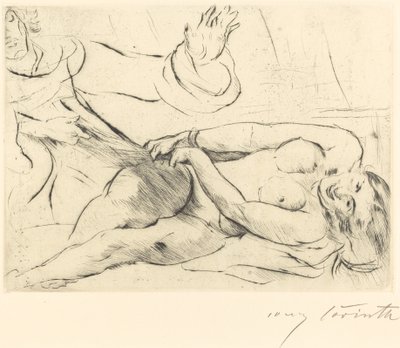 Giuseppe e la moglie di Potifar II da Lovis Corinth
