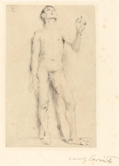 Giovane nudo maschile, 1905 da Lovis Corinth