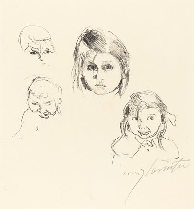 Teste di Bambini da Lovis Corinth