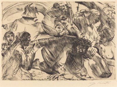 Kreuztragung Cristo che porta la croce da Lovis Corinth