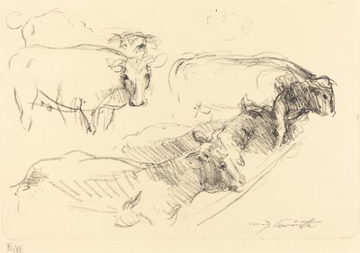 Mucche da Lovis Corinth