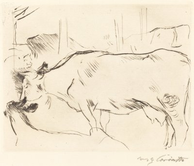 Stalla delle Mucche II da Lovis Corinth