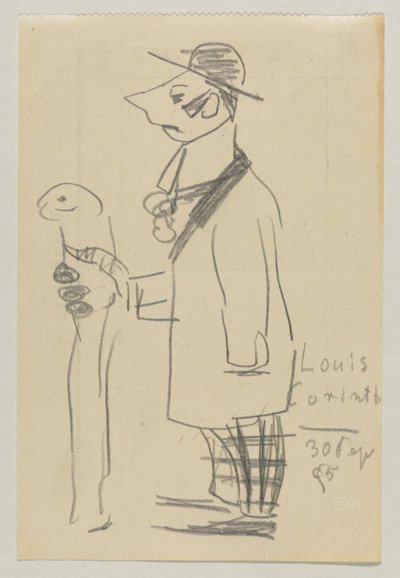 Lovis Corinth a Carl Strathmann da Lovis Corinth