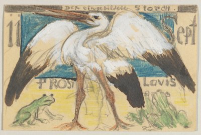 Lovis Corinth a Carl Strathmann: Cartolina, timbro postale 12 settembre 1905 da Lovis Corinth
