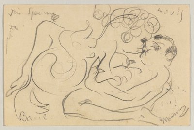 Lovis Corinth a Carl Strathmann: Cartolina, timbro postale 25 marzo 1908 da Lovis Corinth