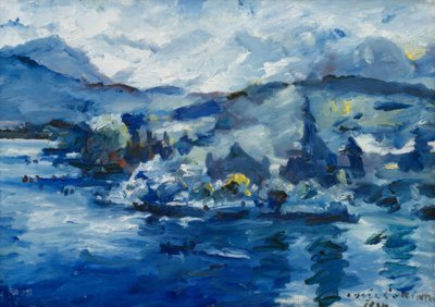 Lago di Lucerna nel pomeriggio da Lovis Corinth