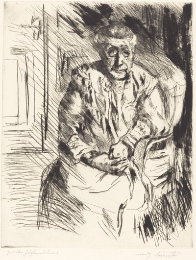 Ma Belle Mere (suocera), 1919 da Lovis Corinth
