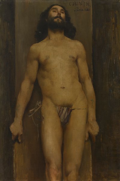 Nudo maschile da Lovis Corinth