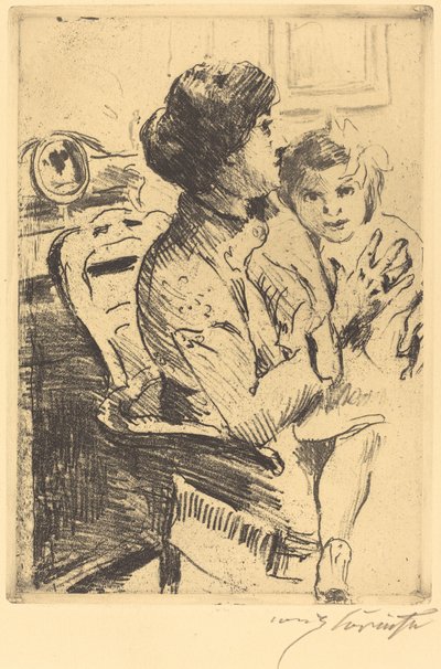 Madre e Bambino da Lovis Corinth