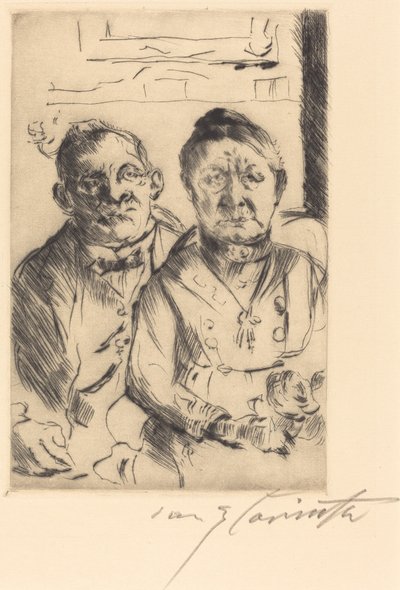 Ostpreussisches Ehepaar da Lovis Corinth