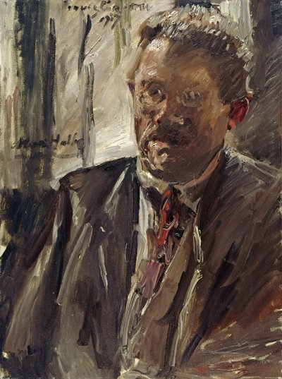 Ritratto di Max Halbe 1865-1944, 1917 da Lovis Corinth