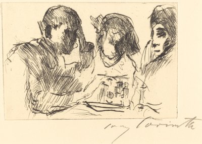 Giocatori di scacchi, 1918 da Lovis Corinth