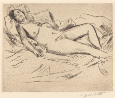 Donna Dormiente da Lovis Corinth