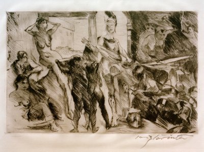 La fucina di Vulcano da Lovis Corinth