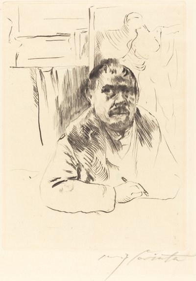 Autoritratto in pelliccia, 1913 da Lovis Corinth