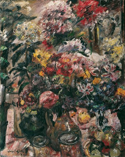 Natura morta con crisantemi e amarilli da Lovis Corinth