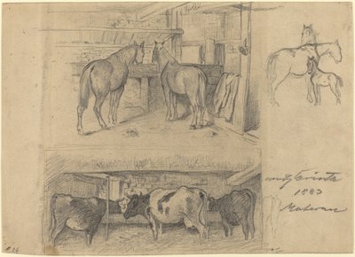 Il Fienile da Lovis Corinth