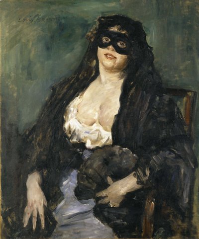 La maschera nera da Lovis Corinth