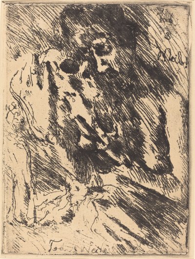 Tod und Weib Morte e la Donna, 1921 pubblicato 1922 da Lovis Corinth