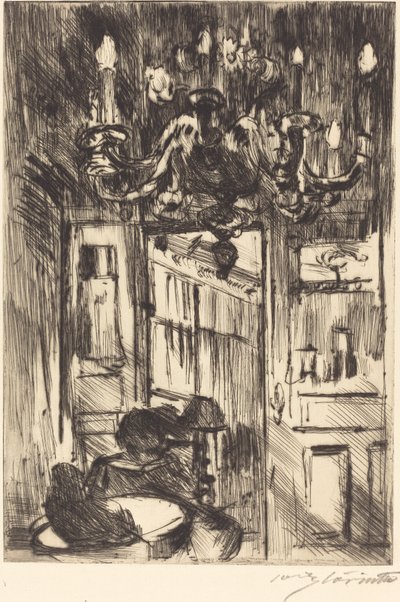 Sotto il Lampadario da Lovis Corinth