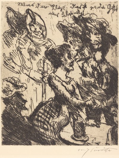 Was der blitz! Das ist ja die gustel von blasewitz da Lovis Corinth