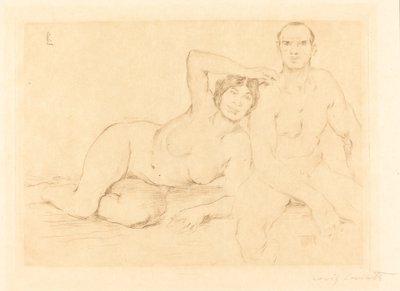 Due nudi da Lovis Corinth
