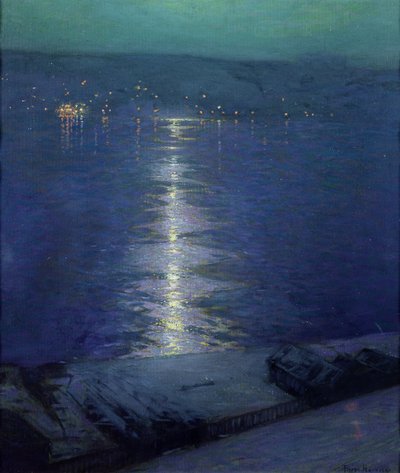 Chiaro di Luna sul Fiume, 1919 da Lowell Birge Harrison