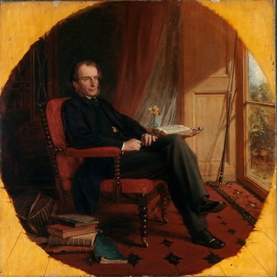 Ritratto dello scrittore inglese Charles Kingsley da Lowes Cato Dickinson