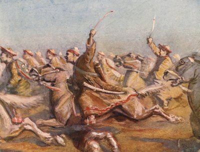 Illustrazione per storie di crociate (litografia a colori) da Lowes Dalbiac Luard