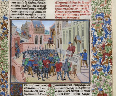 Jean de Heyle legge a Gand una lettera di Filippo II l