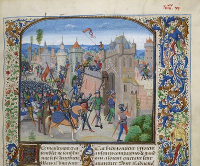 Assedio di Gand da parte di Luigi II di Male, ca 1470-1475 da Loyset Liedet