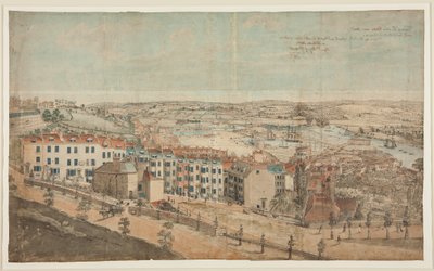 Schizzo preparatorio per Vista di Granby Hill, Clifton, da ovest da Lt.Col.William Booth