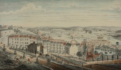 Veduta di Granby Hill, Clifton, da ovest da Lt.Col.William Booth