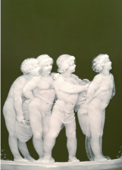 (dettaglio) da una coppia di vasi, 