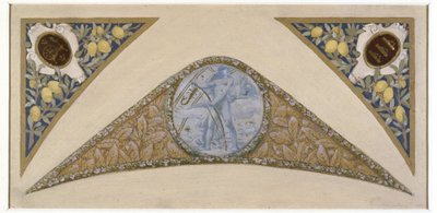 Bozzetto per la Scala delle Feste al Municipio di Parigi: Cancro, tra il 1888 e il 1898 da Luc Oliver Merson