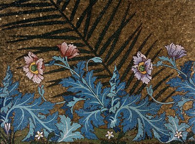 Dettaglio del mosaico della tomba di Pasteur di Luc Olivier Merson da Luc Oliver Merson