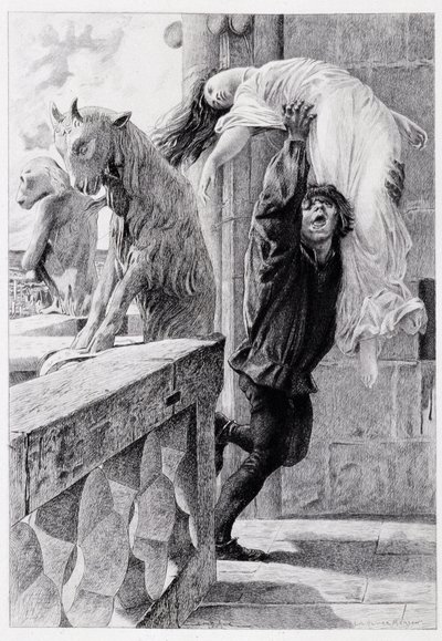 Quasimodo salva Esmeralda - in 