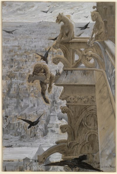Notre-Dame de Paris, c. 1881 da Luc Olivier Merson