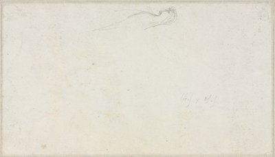 Schizzo di una Sfinge (verso), c. 1879-80 da Luc Olivier Merson