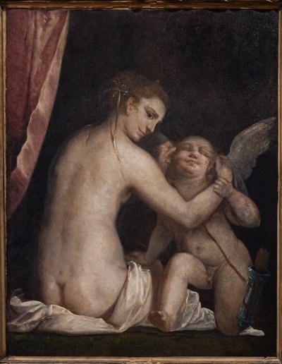 Venere benda Cupido da Luca Cambiaso