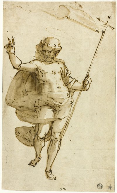 Cristo Risorto da Luca Cambiaso