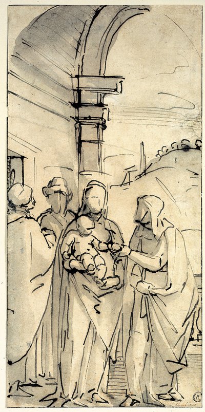 La Sacra Famiglia con Sant