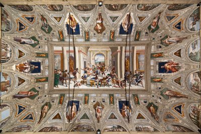 La storia di Ulisse (il ritorno), soffitto del Salone Cambiaso da Luca Cambiaso