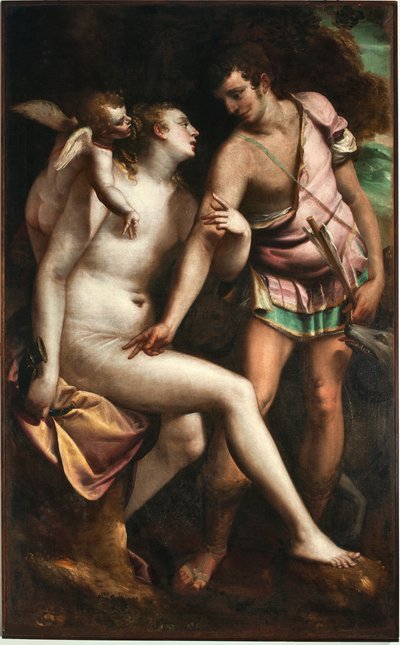 Venere e Adone da Luca Cambiaso