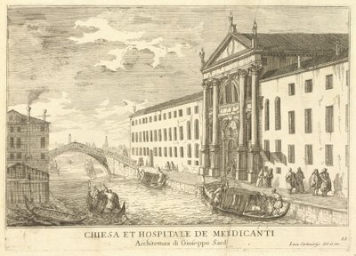 Chiesa e ospedale dei mendicanti (tavola 35) da Luca Carlevariis
