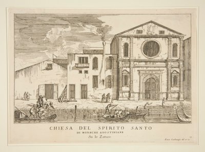 Chiesa del Santo Spirito da Luca Carlevarijs