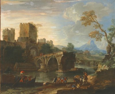 Capriccio con il ponte rotto da Luca Carlevaris
