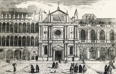 Chiesa di San Geminiano (demolita nel 1807) da Luca Carlevaris