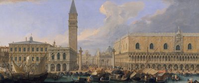 Il Molo, Venezia, dal Bacino di San Marco da Luca Carlevaris