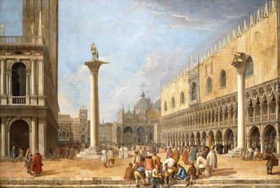 La Piazzetta, Venezia, verso Piazza San Marco da Luca Carlevaris